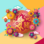 2019新年海报 春节