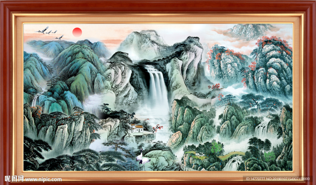 山水国画