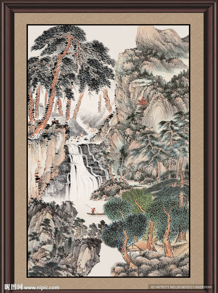 巨幅山水画