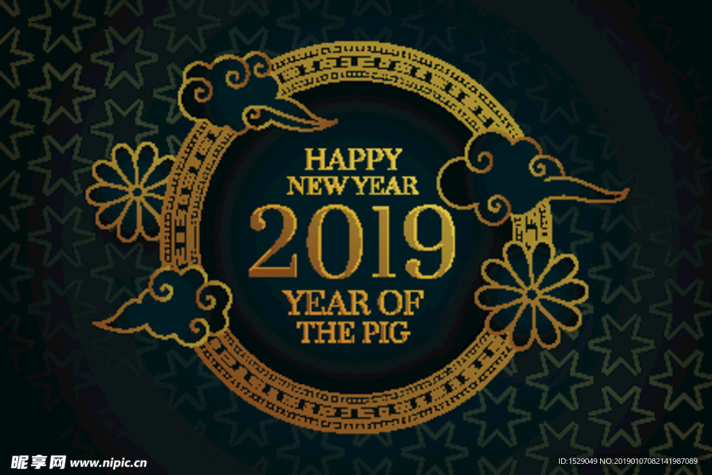 2019猪年海报