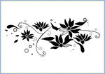 硅藻泥图荷花莲花