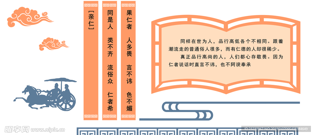弟子规形象墙版面