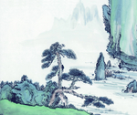 山水风景中国风中式传统装饰画