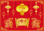 新年海报喜庆元素