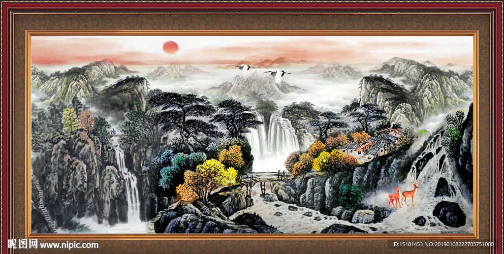 国画 国画山水