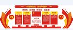 党建文化墙党员活动室布置图