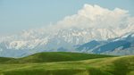 雪山草地