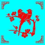 花鸟剪纸