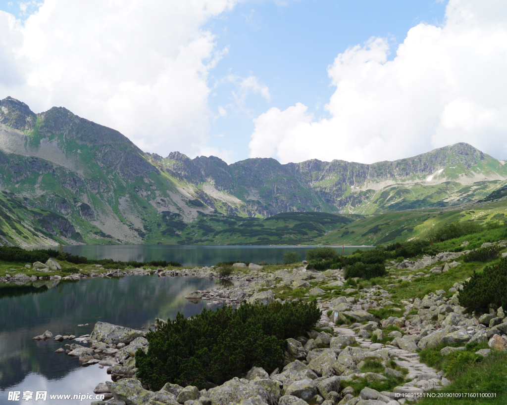 景色 山川 水面 青山绿水