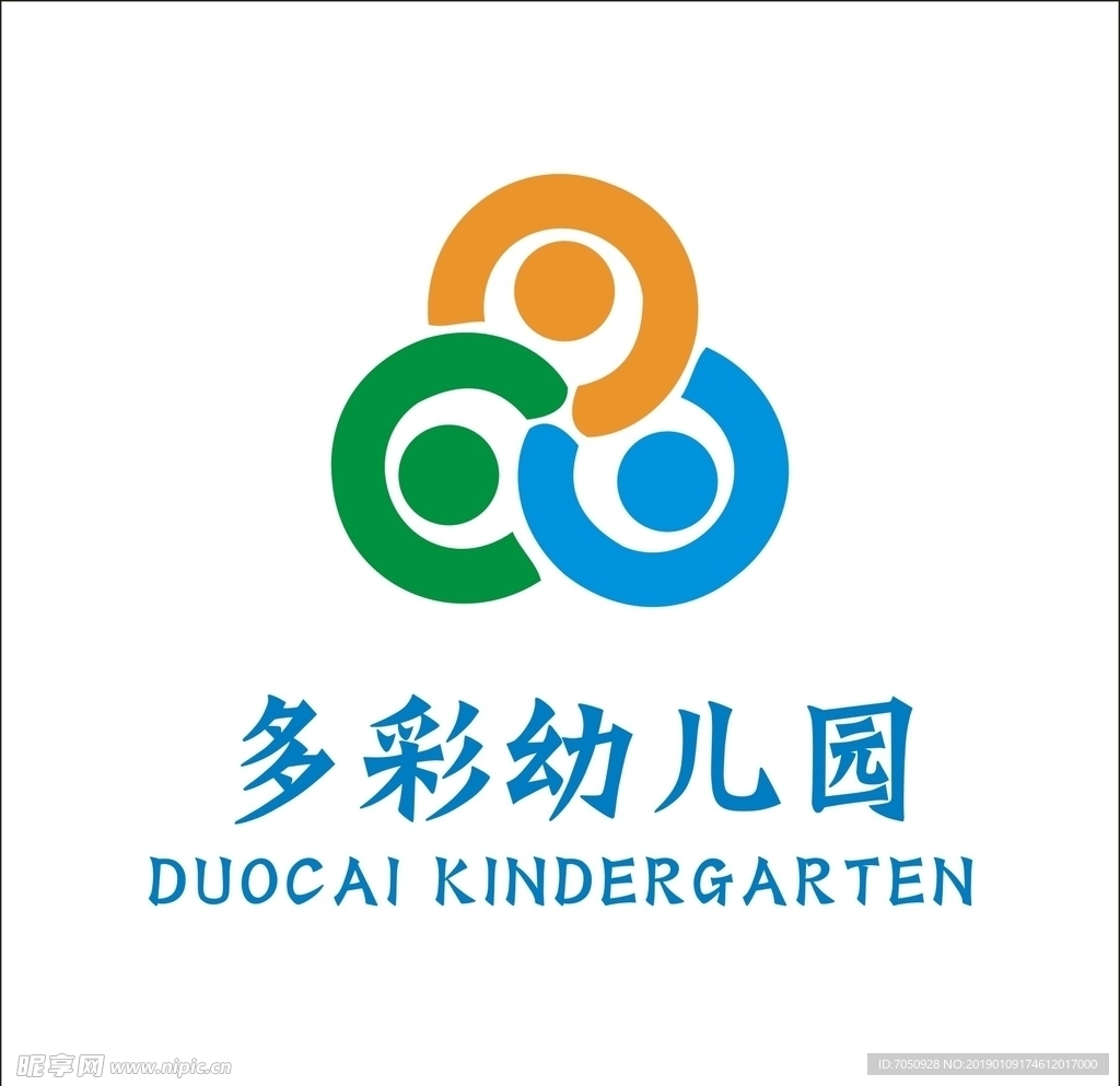 幼儿园标志矢量班徽校徽设计