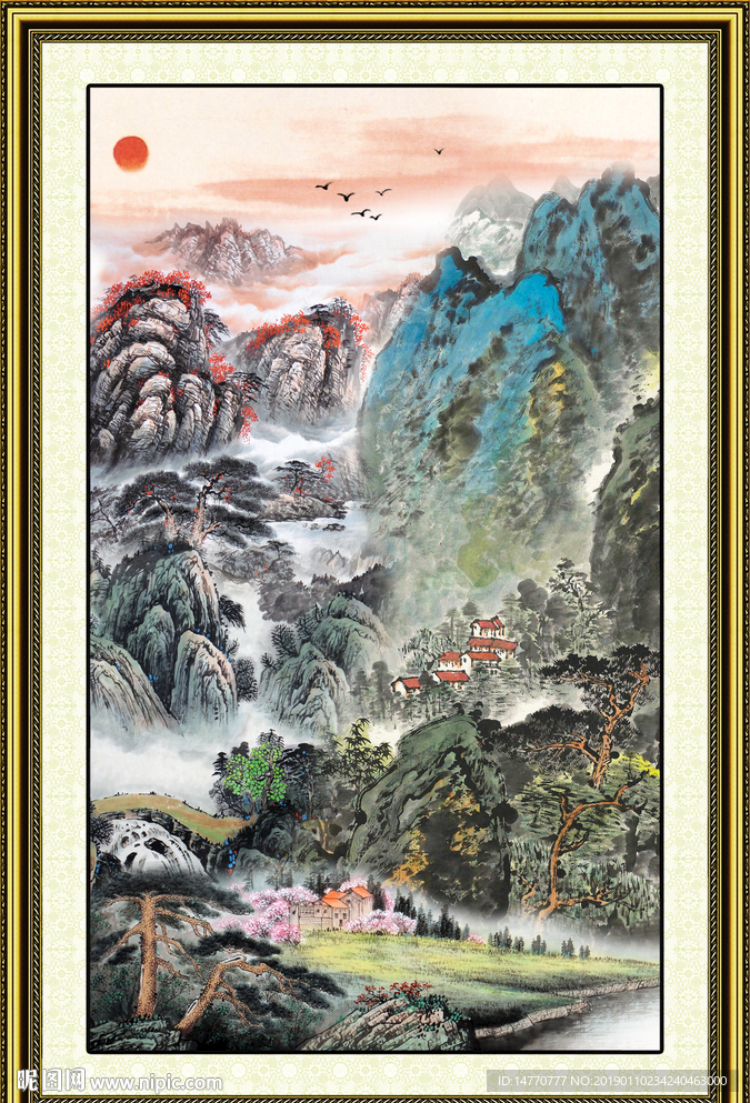 国画山水