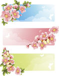 桃花卡片