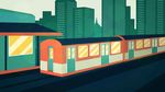 城市建筑高铁