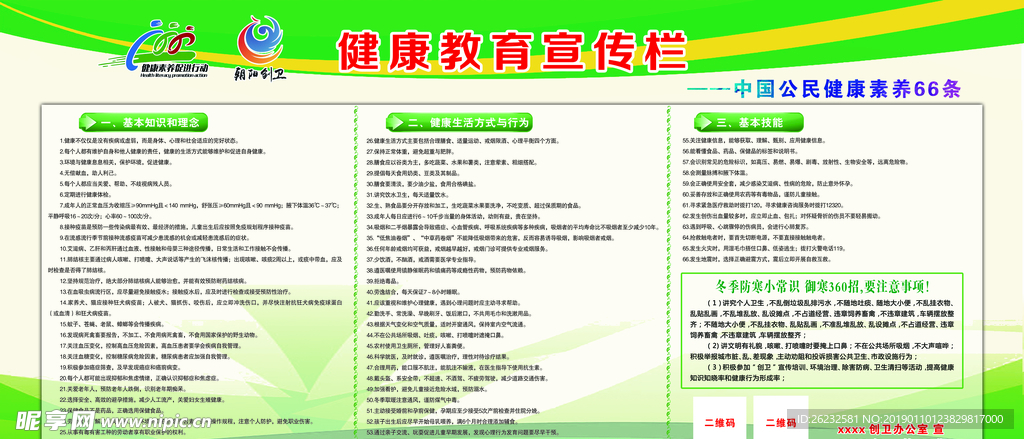 健康教育宣传栏