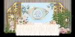 婚庆舞台背景海报效果幕布图片