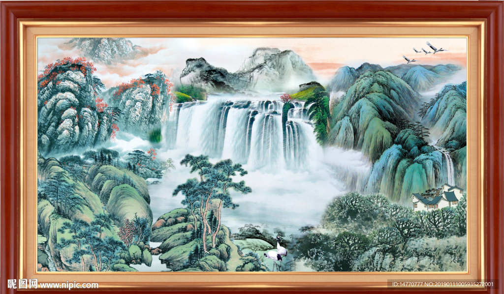 山水国画