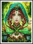 美女油画