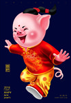 卡通猪元素