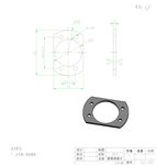 玩具弓箭零件箭筒焊接片