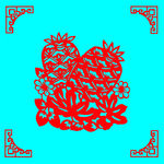 菠萝剪纸