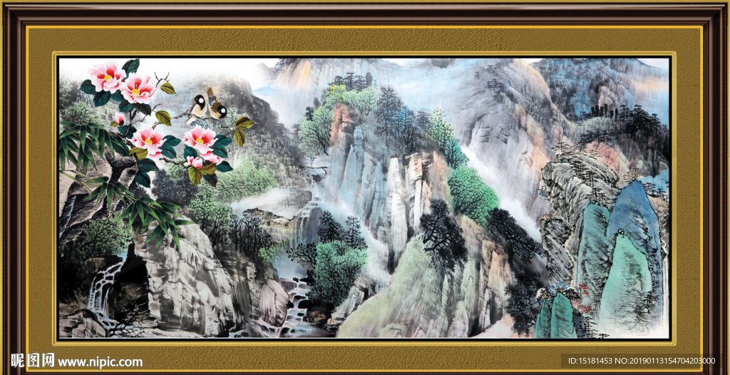 山水国画
