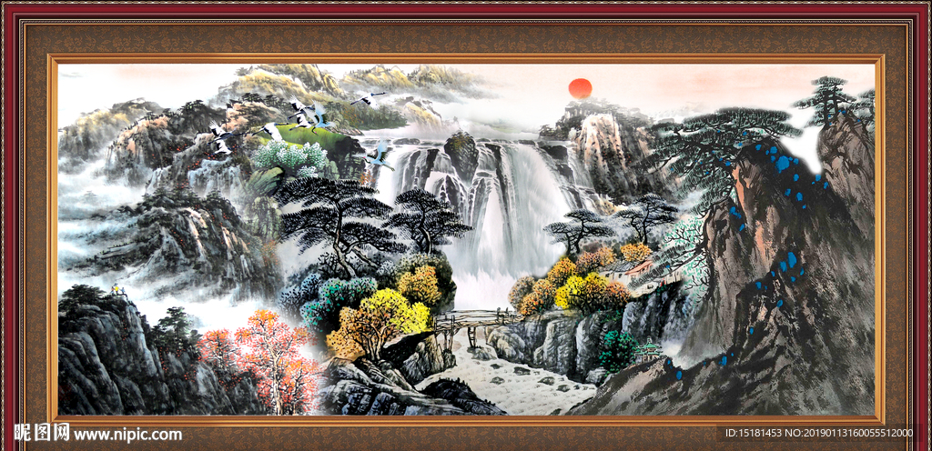 山水国画