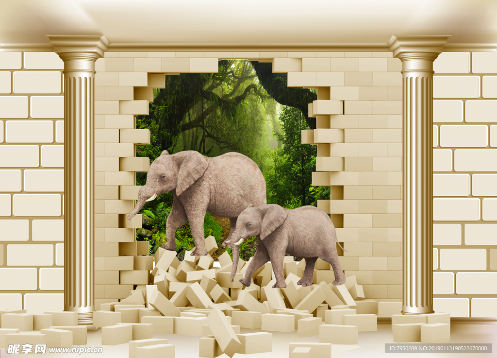 3D背景墙