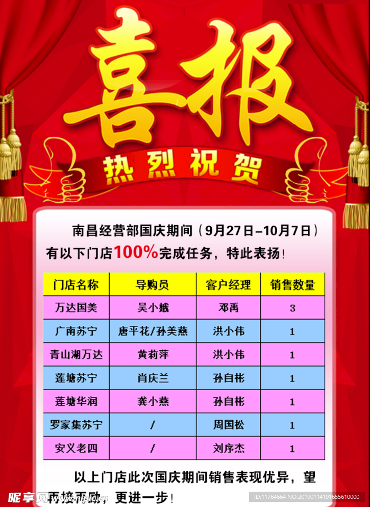 喜报