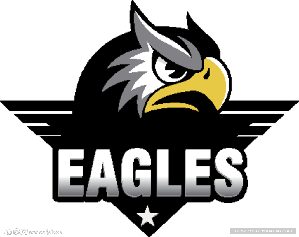 老鹰形象logo动物鹰元素设计