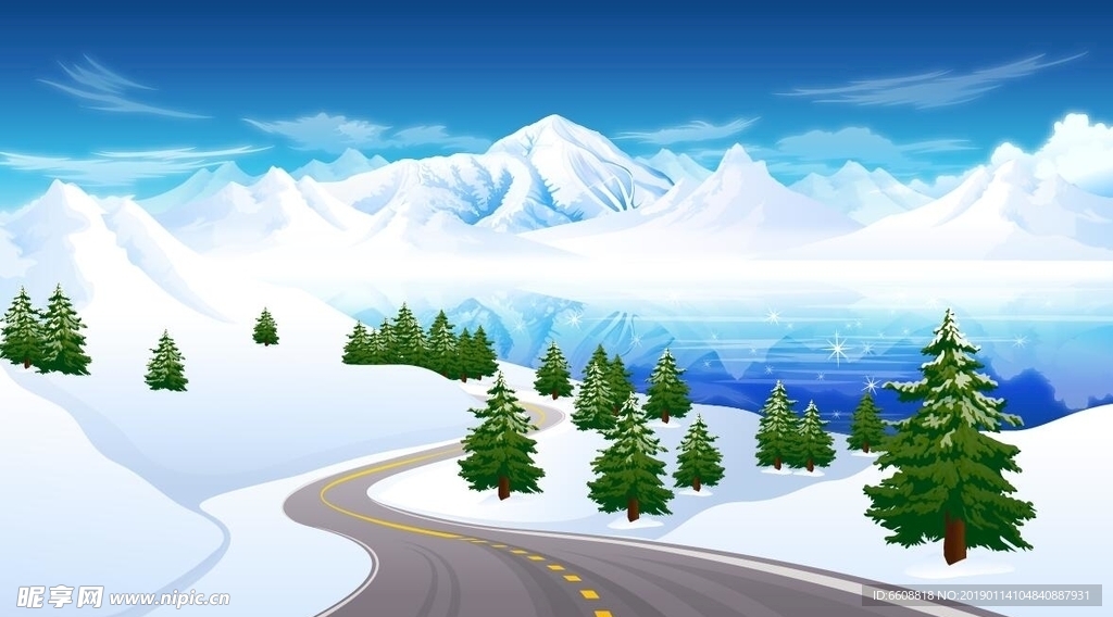 雪山风景