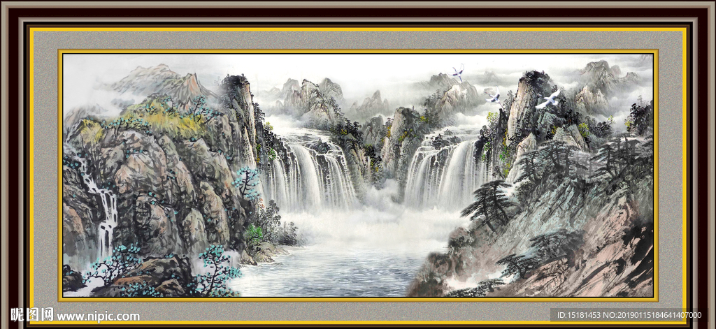 山水国画
