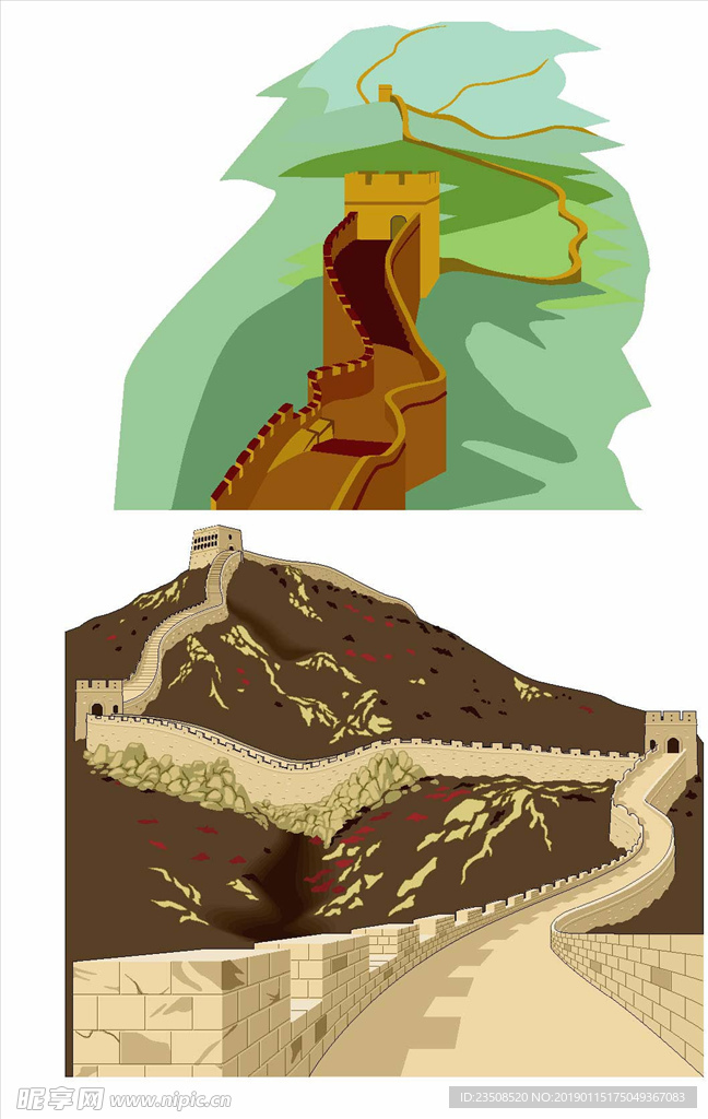矢量长城