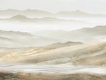 大气山水风景背景墙装饰画图案