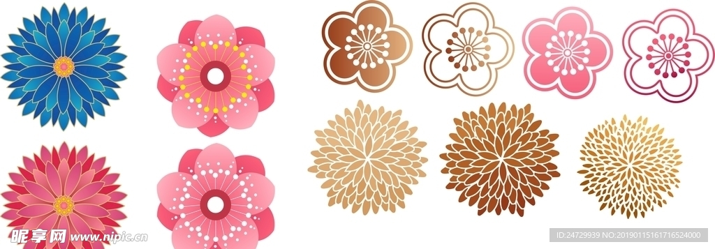 新年花素材