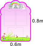 学校班级信息牌