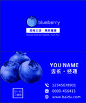 蓝莓名片