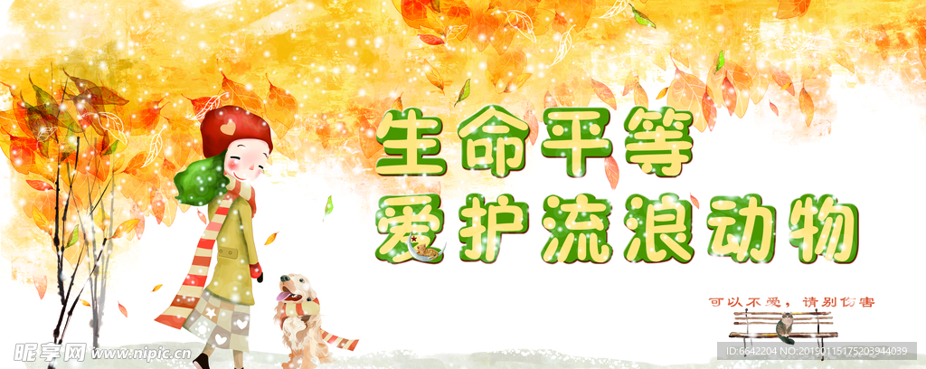 爱护流浪动物