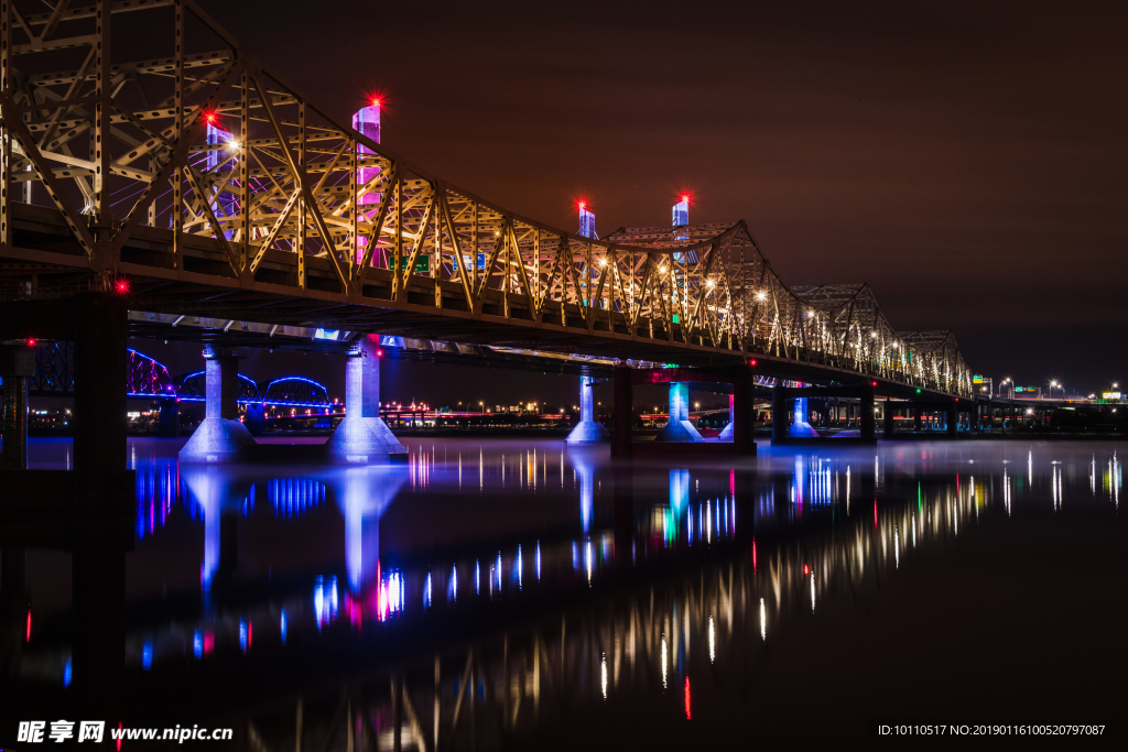 城市  夜景   灯光