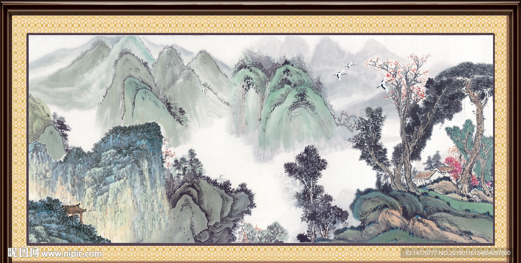 巨幅山水