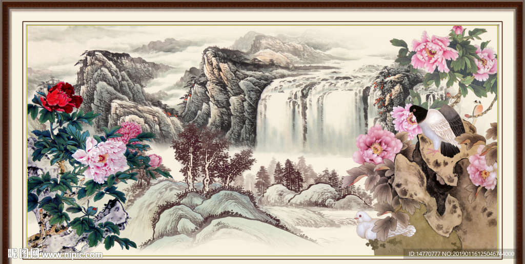 巨幅山水