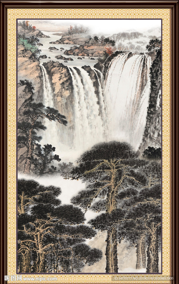 巨幅山水
