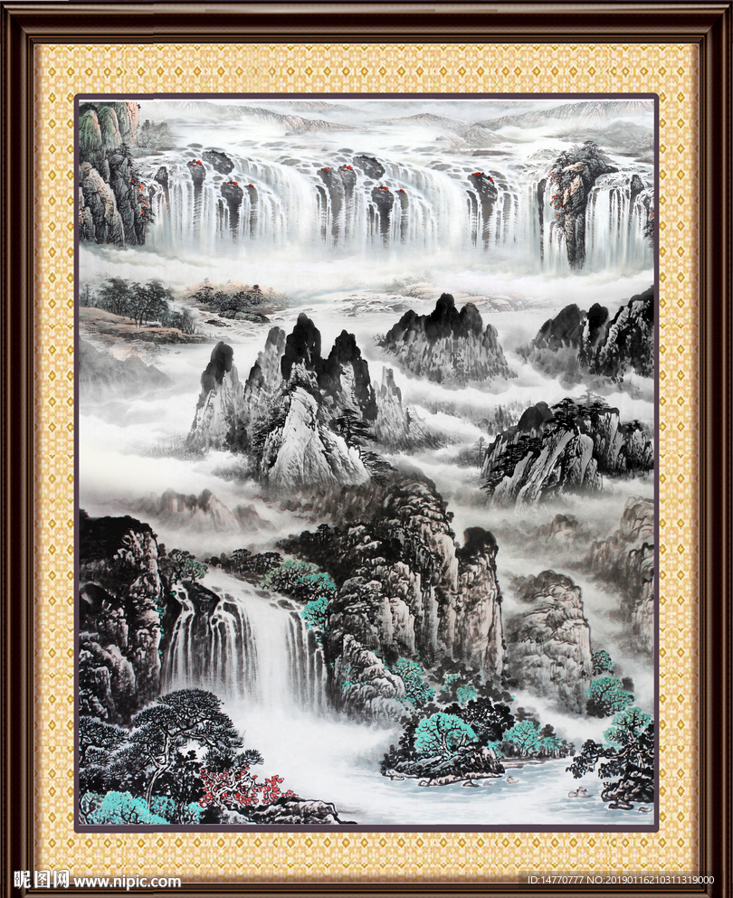 巨幅山水