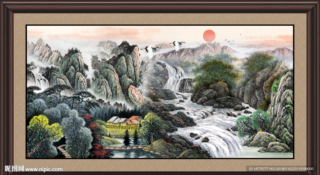 山水国画