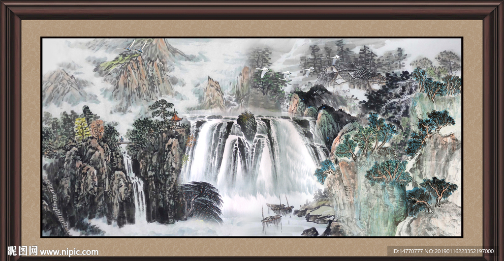 山水国画
