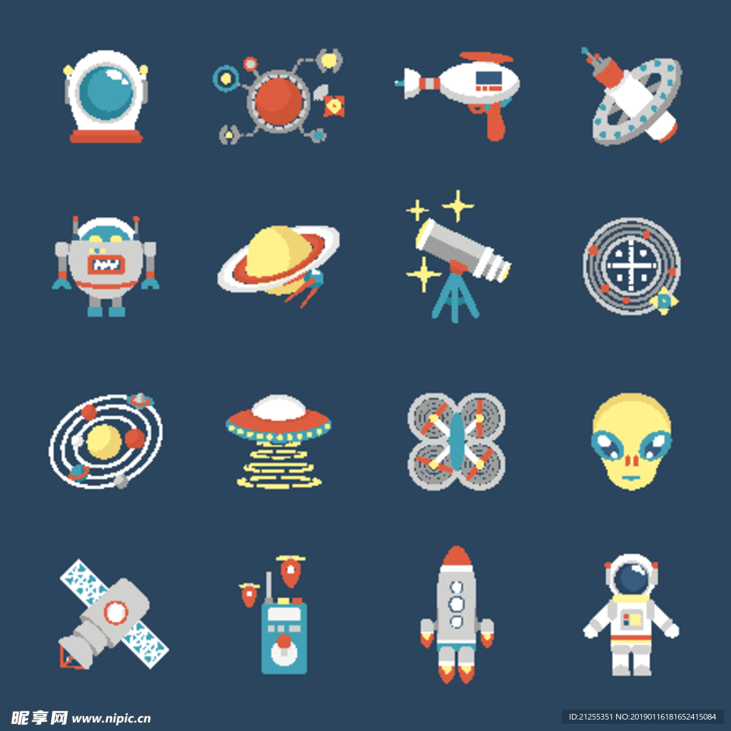 火箭 抽象图