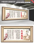 冬季养生展板