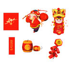 新年吉祥物素材画册设计
