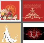 矢量图 AI 婚礼 情人节