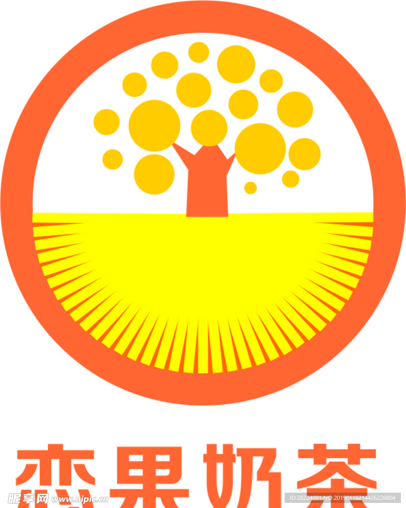 奶茶店LOGO