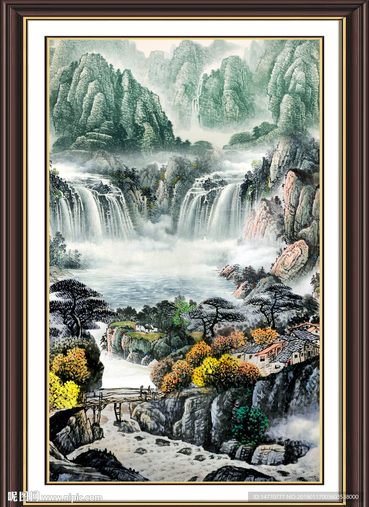 山水国画